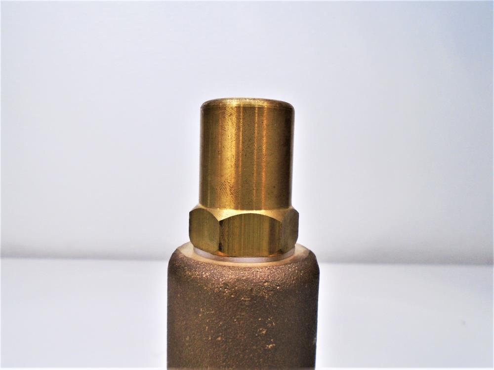 Aquatrol 69 Series 1-1/2" x 1-1/2" Steam Safety Relief Valve, 93PSI, Bronze